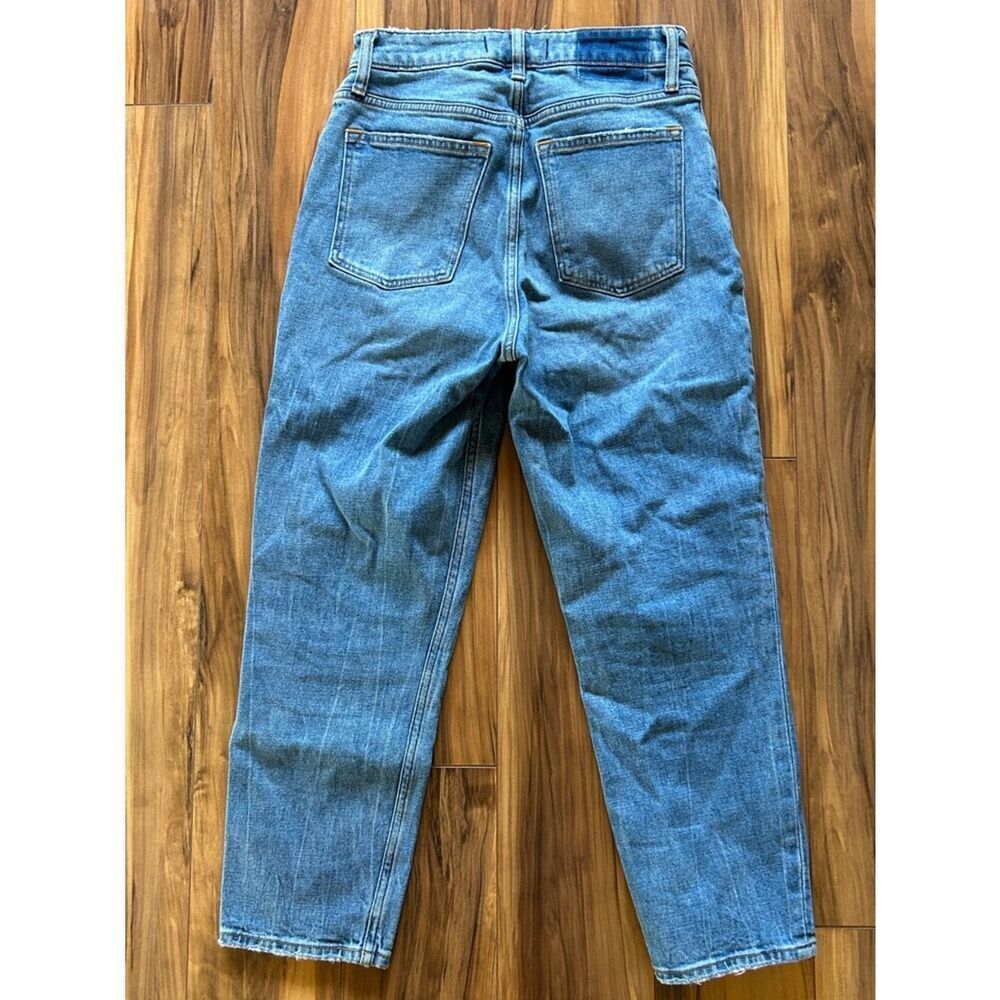 Abercrombie & Fitch Light Blue Cropped Jeans - Picture 5 of 6